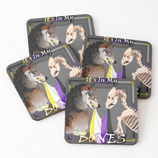 Item preview, Canine Nonbinary Pride designed and sold by CervidaeDecay.