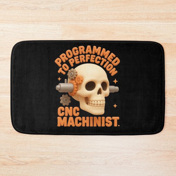 Item preview, Programmed To Perfection | CNC Machinist Shirt designed and sold by LabCore.