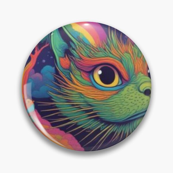 Item preview, Surreal cat in multicolor. designed and sold by Knock on my door.