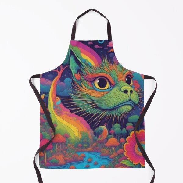 Item preview, Surreal cat in multicolor. designed and sold by Knock on my door.