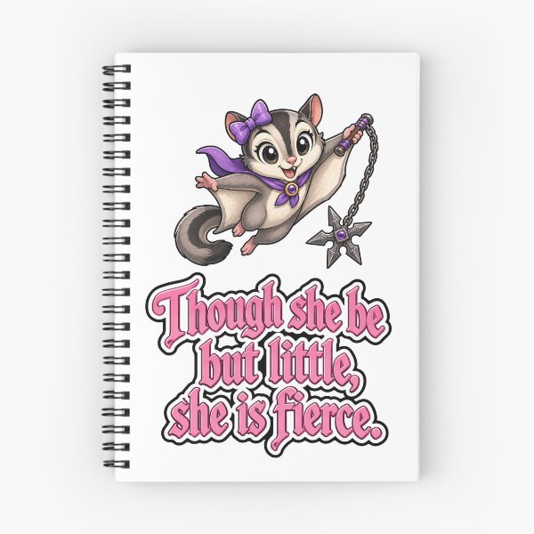 Item preview, Though she be little, she be fierce. Sugar glider, joey designed and sold by DaveNeurotic.