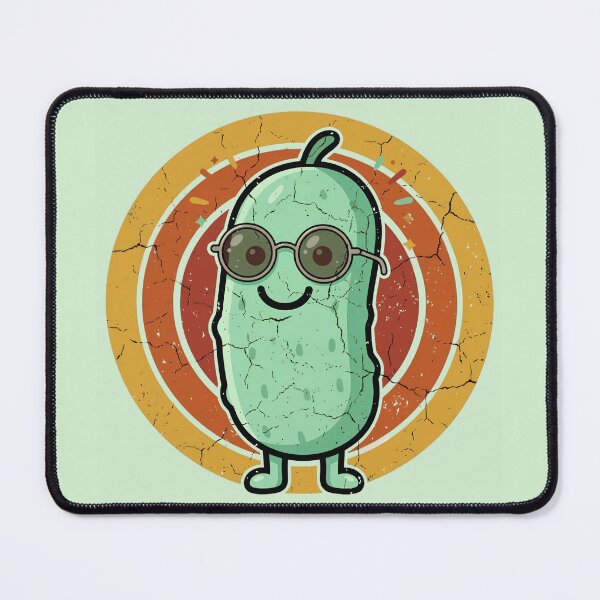 Item preview, Vintage Pickle Character Retro Funny Pickle Lover Cartoon Dill Pickle Aesthetic Sticker T-Shirt Gift designed and sold by Basma Designs | Retro, Kawaii Shirts & Stickers.