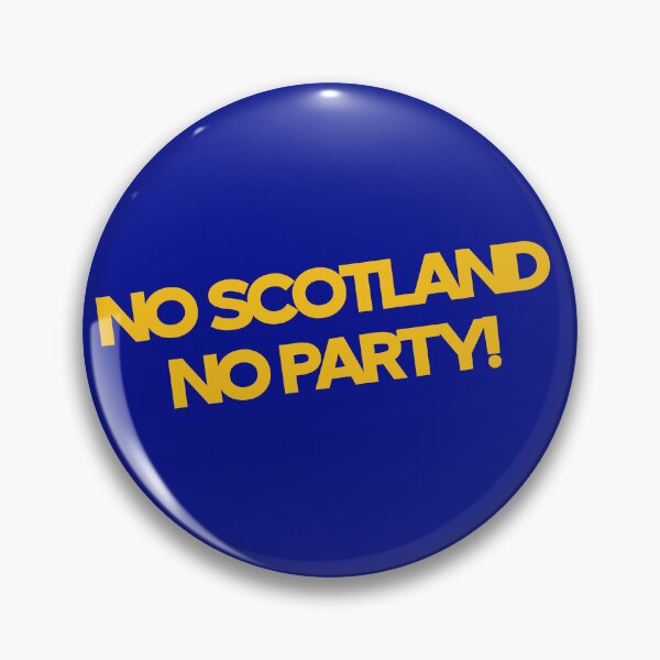 Item preview, No Scotland No Party | World Cup Fan Scotland 2026 | Tartan Army Football Supporters Graphic designed and sold by Two Otters Co.