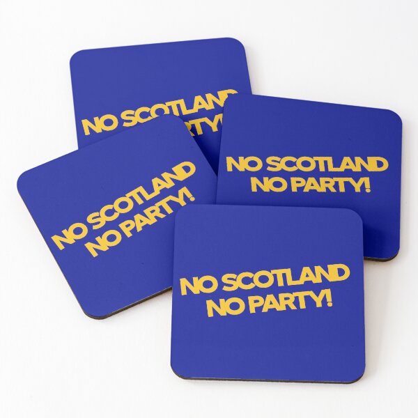 Item preview, No Scotland No Party | World Cup Fan Scotland 2026 | Tartan Army Football Supporters Graphic designed and sold by Two Otters Co.