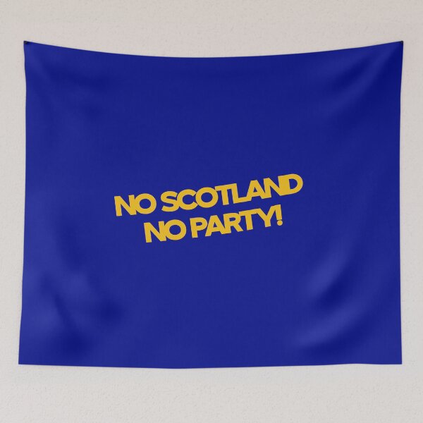 Item preview, No Scotland No Party | World Cup Fan Scotland 2026 | Tartan Army Football Supporters Graphic designed and sold by Two Otters Co.