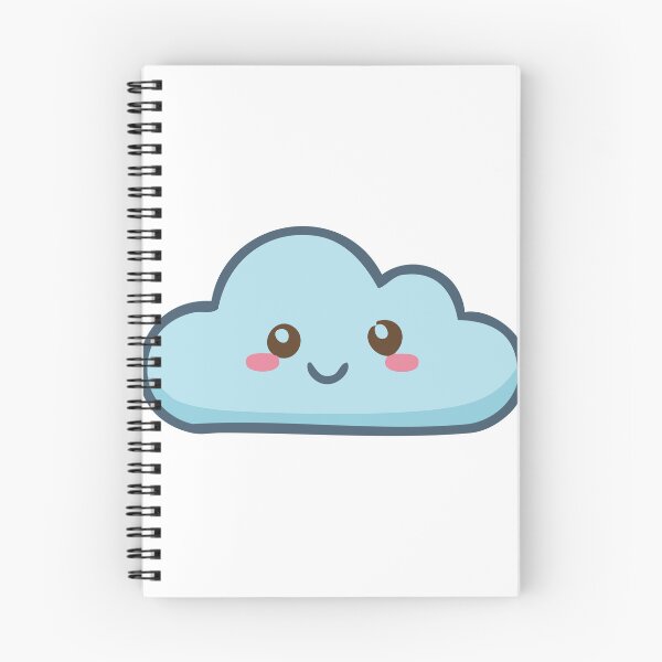 Item preview, Kawaii Light Blue Cloud designed and sold by BetweenForms.