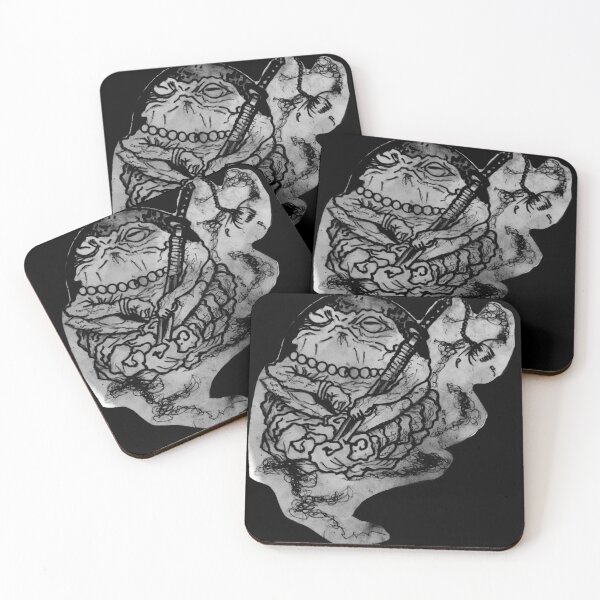 Item preview, Wise Japanese Toad - Neotraditional Tattoo Art designed and sold by Ideniquo.