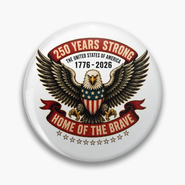 Item preview, 250 Years Strong Eagle Patriotic Vintage Emblem designed and sold by chattsuede.