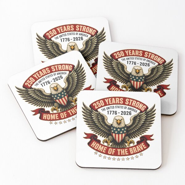 Item preview, 250 Years Strong Eagle Patriotic Vintage Emblem designed and sold by chattsuede.