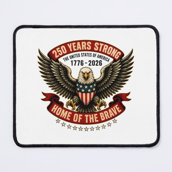 Item preview, 250 Years Strong Eagle Patriotic Vintage Emblem designed and sold by chattsuede.