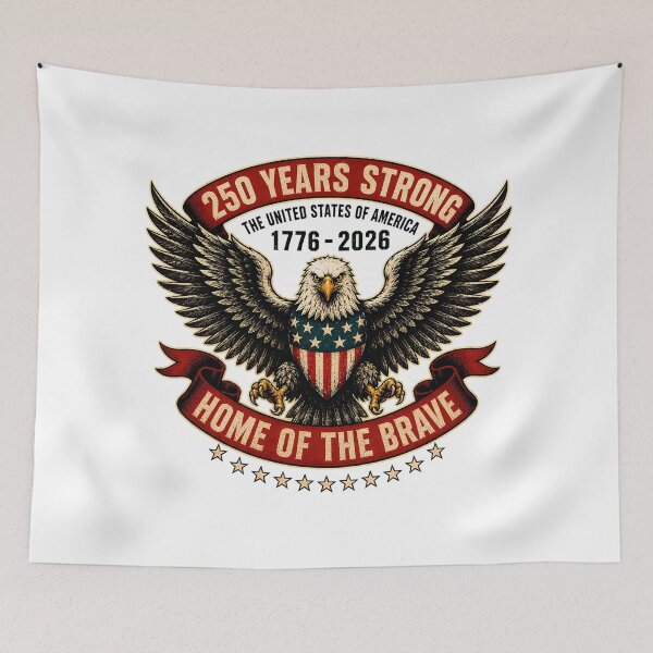 Item preview, 250 Years Strong Eagle Patriotic Vintage Emblem designed and sold by chattsuede.
