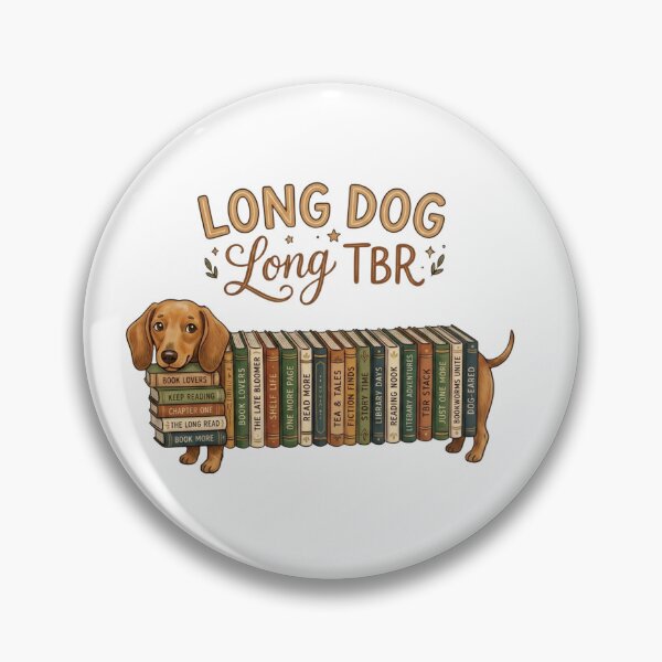 Item preview, Long Dog Long TBR - Book Lover Gift - Dachshund  designed and sold by crcutler.