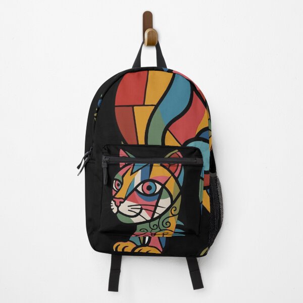 Item preview, Cubist Cat Geometric Modern Art Illustration designed and sold by Lifer Art and Design.