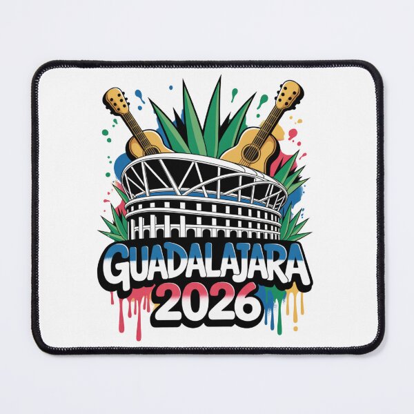 Item preview, Guadalajara 2026 Mexico Football Soccer Souvenir T-Shirt V7 designed and sold by DarylWelsh2024.