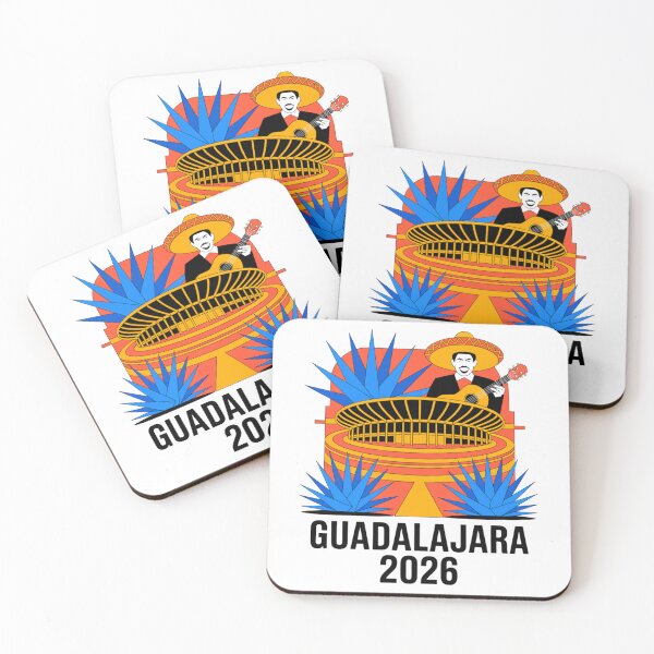 Item preview, Guadalajara 2026  Mexico Football Soccer Souvenir T-Shirt V8 designed and sold by DarylWelsh2024.