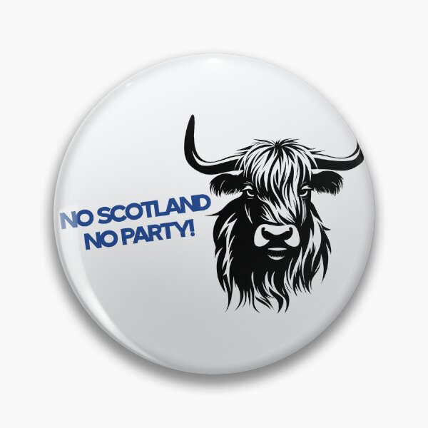 Item preview, No Scotland No Party | World Cup Fan Scotland 2026 | Tartan Army Football Supporters Graphic designed and sold by Two Otters Co.