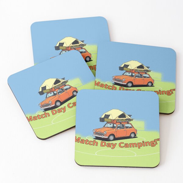 Item preview, Match Day Camping Funny Sticker designed and sold by Tama-sirth.