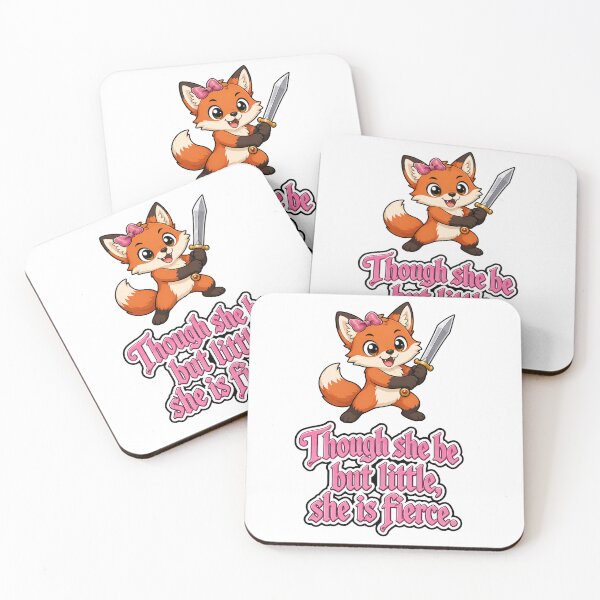 Item preview, Though she be little, she be fierce. Fox, designed and sold by DaveNeurotic.