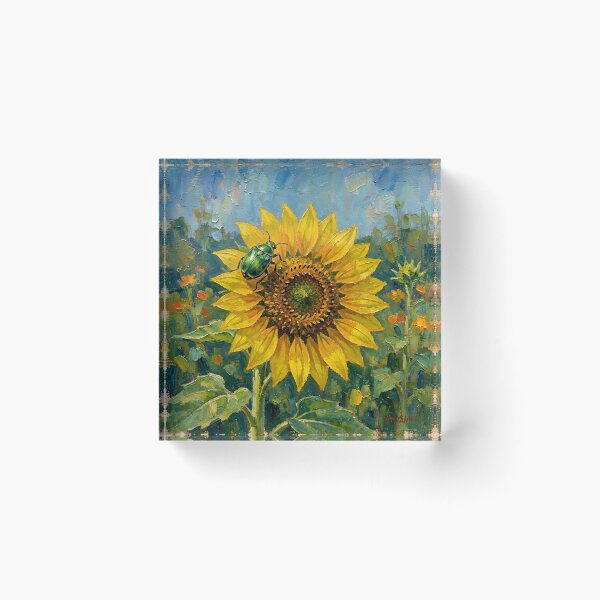 Item preview, June Bug and Sunflower designed and sold by TinCatOutPost.