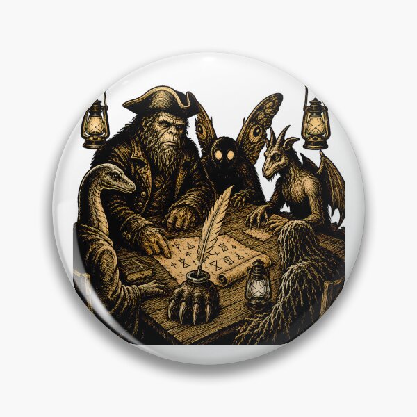 Item preview, Cryptid Secret Society Vintage Gathering Dark Fantasy designed and sold by chattsuede.