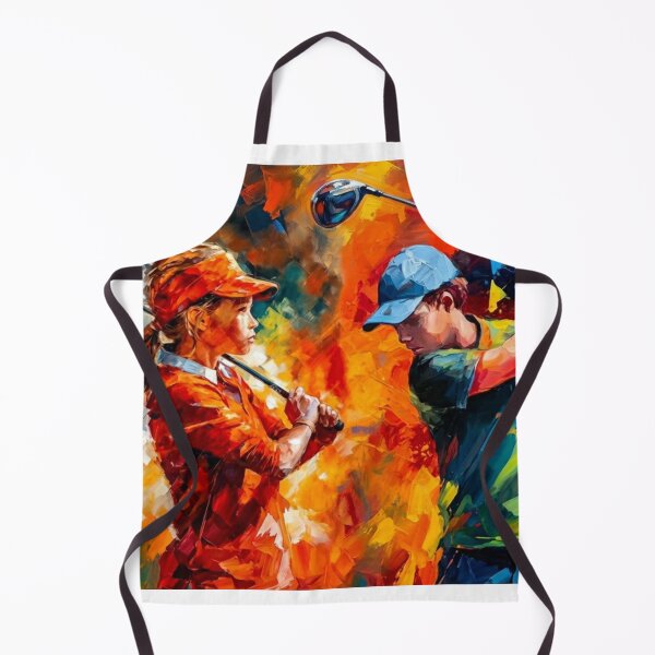 Item preview, Junior Golfers — Abstract Expressionist Art designed and sold by crcutler.