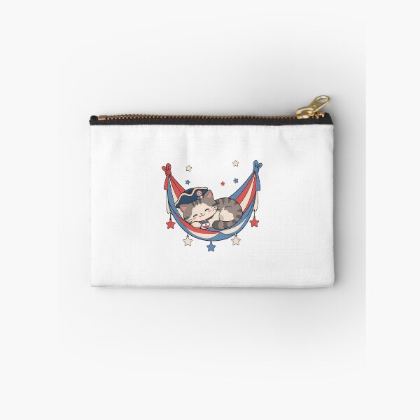 Item preview, Kawaii Patriotic Tabby Cat Colonial Tricorn Hammock designed and sold by chattsuede.