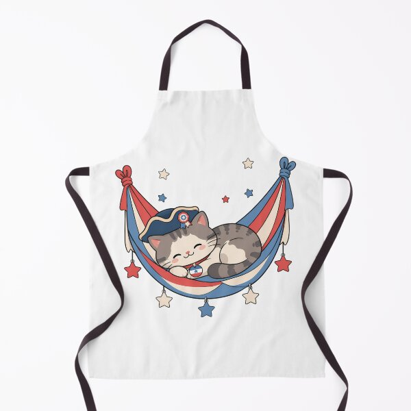 Item preview, Kawaii Patriotic Tabby Cat Colonial Tricorn Hammock designed and sold by chattsuede.
