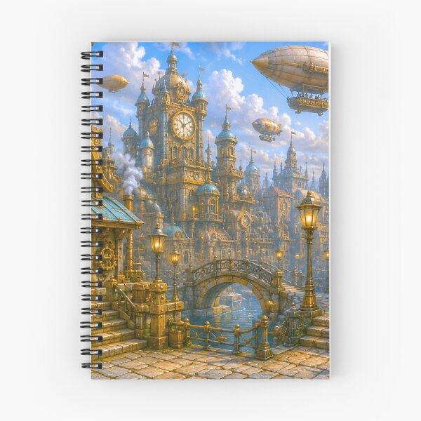 Item preview, Empire of Steam | Steampunk City Fantasy Art designed and sold by IGLCreative.