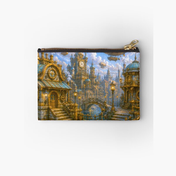 Item preview, Empire of Steam | Steampunk City Fantasy Art designed and sold by IGLCreative.