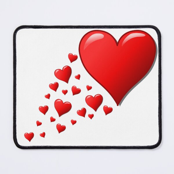 Item preview, Cute Flying Red Hearts Valentine Day Love Pattern designed and sold by MagySale.
