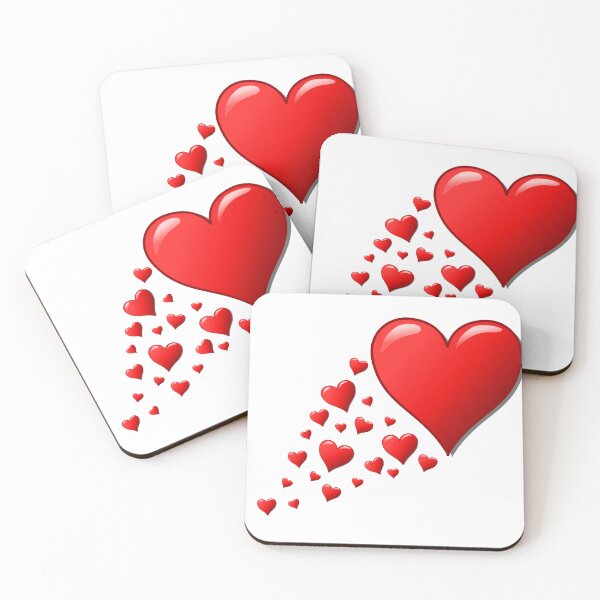 Item preview, Cute Flying Red Hearts Valentine Day Love Pattern designed and sold by MagySale.
