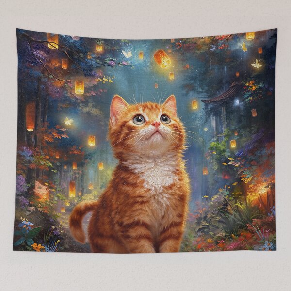 Item preview, Orange tabby cat designed and sold by cloud lee.