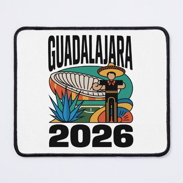 Item preview, Guadalajara 2026  Mexico Football Soccer Souvenir T-Shirt V10 designed and sold by DarylWelsh2024.