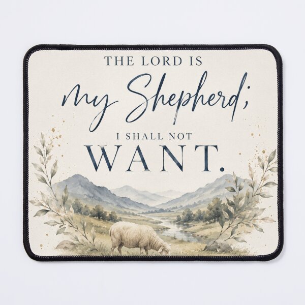 Item preview, Psalm 23 My Shepherd Christian Typography T-Shirt Design designed and sold by DAIL STUDIO.