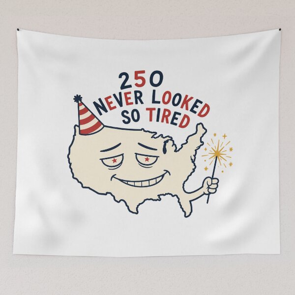 Item preview, 250 Never Looked So Tired Vintage Americana Cartoon designed and sold by chattsuede.