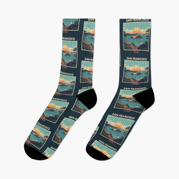 Item preview, San Francisco USA Retro Travel Poster | Alcatraz Island Vintage California Souvenir Design designed and sold by Travel Souvenirs 30.