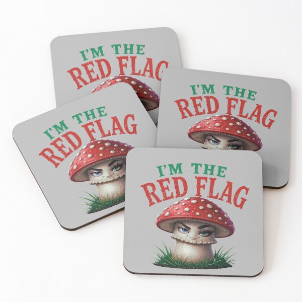 Item preview, I'm The Red Flag Funny Mushroom Meme designed and sold by Aimetoi.