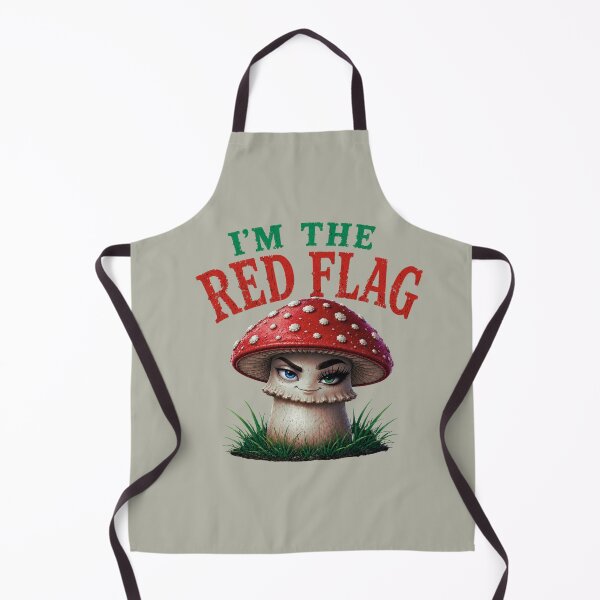 Item preview, I'm The Red Flag Funny Mushroom Meme designed and sold by Aimetoi.