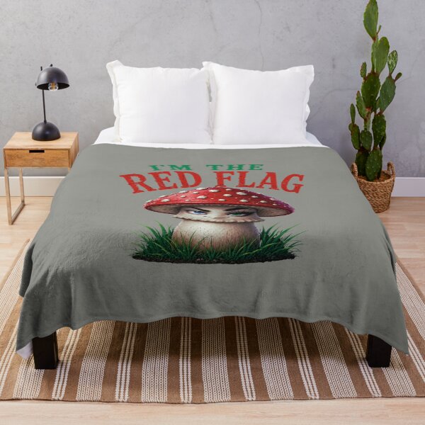 Item preview, I'm The Red Flag Funny Mushroom Meme designed and sold by Aimetoi.