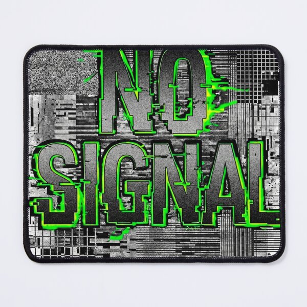 Item preview, No Signal Glitch — Static Error Cyberpunk Typography Design designed and sold by Breezy Studio.