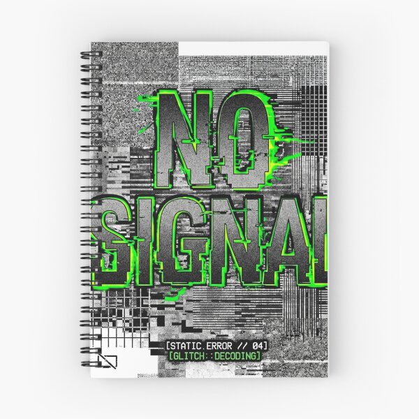 Item preview, No Signal Glitch — Static Error Cyberpunk Typography Design designed and sold by Breezy Studio.