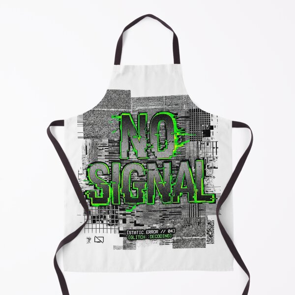 Item preview, No Signal Glitch — Static Error Cyberpunk Typography Design designed and sold by Breezy Studio.