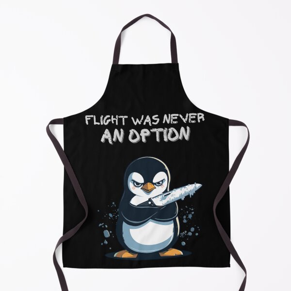 Item preview, Flight Was Never An Option Cute Angry Penguin For Sarcastic Humor Fans designed and sold by kndcreative.