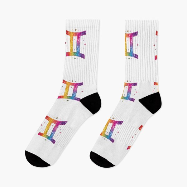Item preview, Gemini Rainbow Pride Zodiac Sign designed and sold by EchoPrint Co..