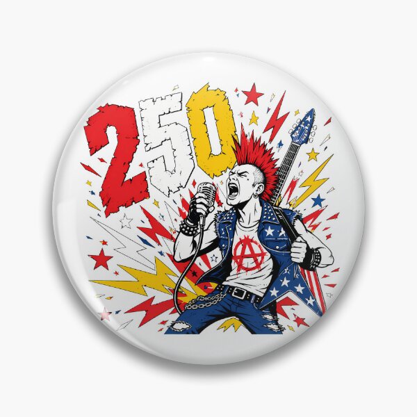 Item preview, Vintage Punk Rock 250 Red Mohawk Vocalist designed and sold by chattsuede.