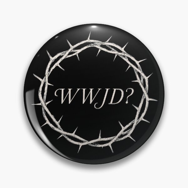 Item preview, WWJD Crown of Thorns Christian Minimalist Design designed and sold by TheLampClothing.