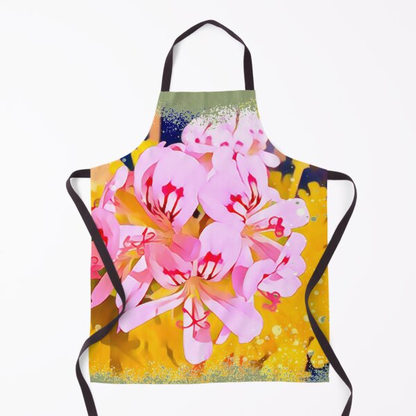 Item preview, Sun Drenched Pink Geraniums Artistic Floral Design designed and sold by BalkanBloom.