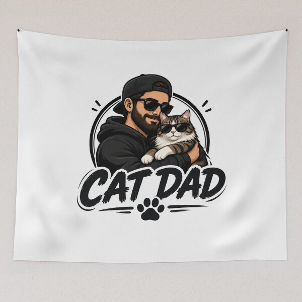 Item preview, happy cat dad!! designed and sold by @jon.