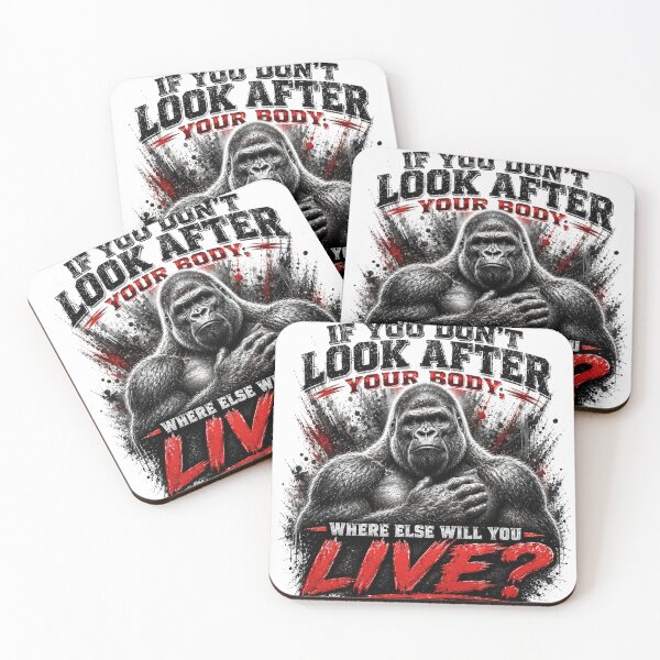Item preview, Look After Your Body Gorilla Design designed and sold by silverbackHQ.