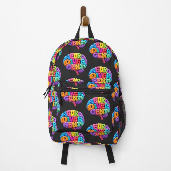 Item preview, Neurodivergent - Colorful Brain Letters designed and sold by StillWildink.
